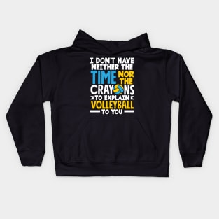 Funny Volleyball Gift Volleyball Player Gift Kids Hoodie